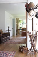 Country hallway with coat stand