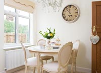 Ornate dining table and chairs