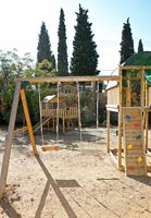 Wooden play area