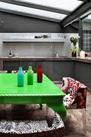 Colourful kitchen furniture
