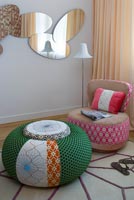Patterned bedroom furniture
