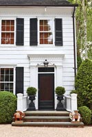 Entrance to classic Federal style house