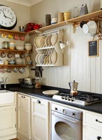 Country style kitchen storage