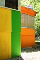 Modern colourful house