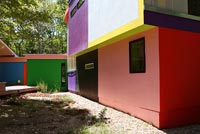 Modern colourful house
