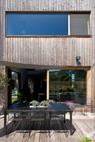Modern house and decking