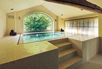 Spa with swimming pool