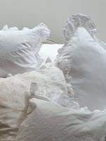 White cushions