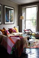 Colourful living room
