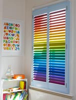Colourful shutters