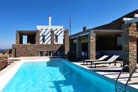 Stone villa and pool