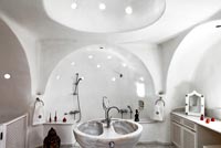 Traditional cycladic bathroom 
