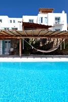 Greek villa and swimming pool