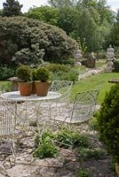 Wirework garden furniture