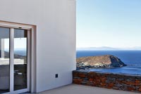 Greek villa and sea view