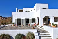 White villa and terrace