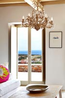 Patio doors with view out to sea