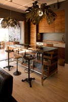 Contemporary wooden kitchen