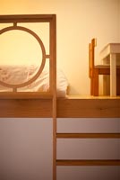 Contemporary bunk beds detail