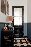 Classic entrance hall with vintage furniture