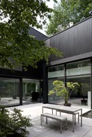 Contemporary house and patio