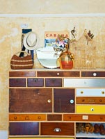 Unusual wooden cupboard