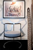 Vintage Catilina chair by Luigi Caccia Dominioni and Huang Yan 'Body Landscape' photograph
