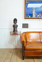 Eclectic living room detail