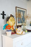 Eclectic ornaments and artworks