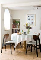 Modern dining table and chairs
