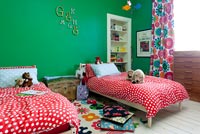 Colourful kids bedroom