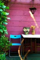 Colourful patio