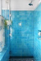 Turquoise wet room