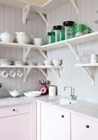 Country style kitchen detail