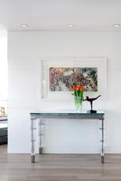 Contemporary glass table