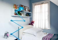 Modern child's bedroom detail