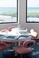 Modern dining furniture, L'Hotel de la Plage