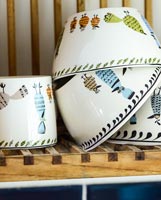 Patterned ceramics by Hannah Turner