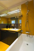 Yellow bathroom