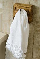 Wooden towel holder