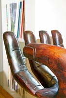 Hand shaped chair detail
