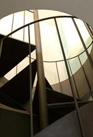 Modern spiral staircase
