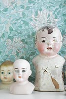Antique doll display