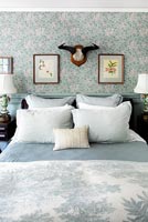 Country style bedroom detail
