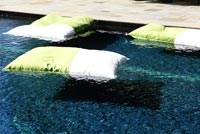 Luxury swimming pool detail