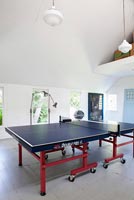 Games room with table tennis table