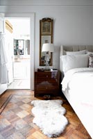 Wooden bedroom floor