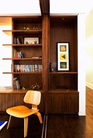 Built in bookcase

