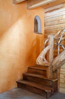 Rustic staircase