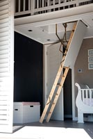 Contemporary childs bedroom with mezzanine